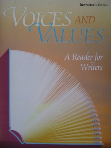 (image for) Voices & Values A Reader for Writers IE (TE)(P) by Goldstein