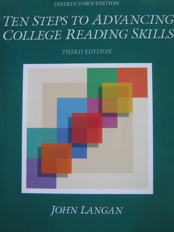 (image for) Ten Steps to Advancing College Reading Skills 3e IE (TE)(P)