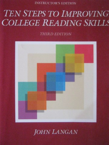 (image for) Ten Steps to Improving College Reading Skills 3e IE (TE)(P)