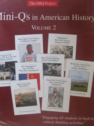 DBQ Project Mini-Qs in American History Volume 2 (Loose Leaf)(Binder) (image for) DBQ Project Mini-Qs in American History Volume 2 (Loose Leaf)(Binder)