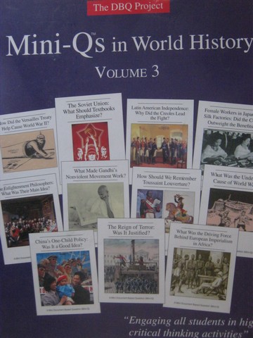 (image for) DBQ Project Mini-Qs in World History Volume 3 (Binder) by Roden,