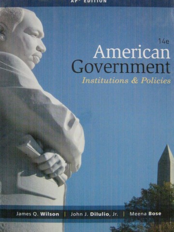 (image for) American Government 14th Edition AP Edition (H) by Wilson,