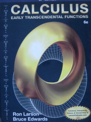 (image for) Calculus Early Transcendental Functions 6th Edition AP (H)
