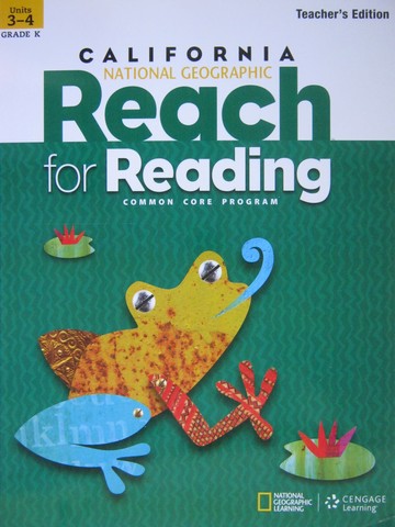 (image for) Reach for Reading K TE Units 3-4 (CA)(TE)(Spiral) by Frey,