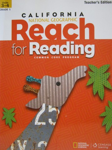(image for) Reach for Reading 1 TE Units 3-4 (CA)(TE)(Spiral) by Frey,