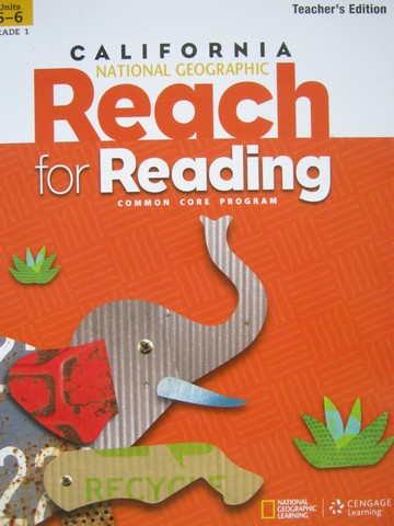 (image for) Reach for Reading 1 TE Units 5-6 (CA)(TE)(Spiral) by Frey,