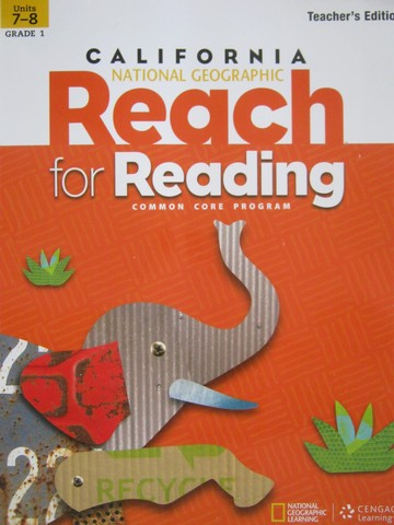 (image for) Reach for Reading 1 TE Units 7-8 (CA)(TE)(Spiral) by Frey,