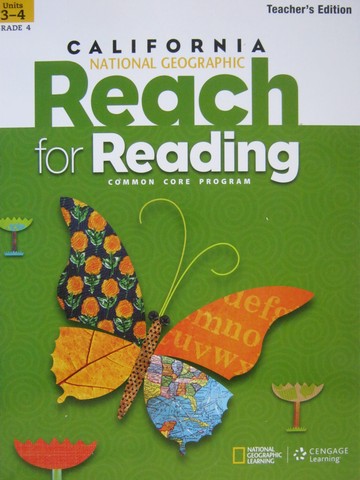 (image for) Reach for Reading 4 TE Units 3-4 (CA)(TE)(Spiral) by Frey,