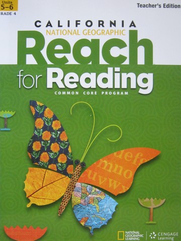(image for) Reach for Reading 4 TE Units 5-6 (CA)(TE)(Spiral) by Frey,