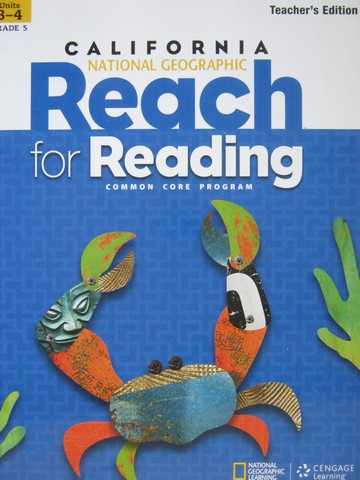 (image for) Reach for Reading 5 TE Units 3-4 (CA)(TE)(Spiral) by Frey,