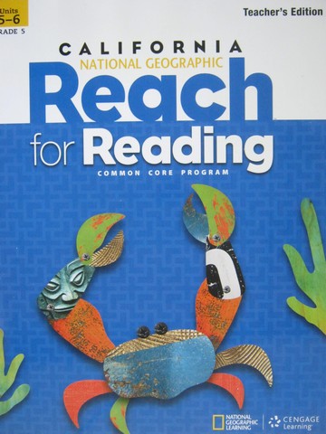 (image for) Reach for Reading 5 TE Units 5-6 (CA)(TE)(Spiral) by Frey,