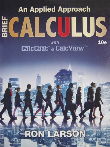 (image for) Calculus An Applied Approach Brief 10th Edition (H) by Larson