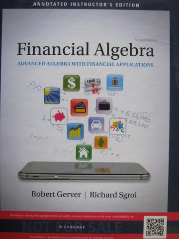 (image for) Financial Algebra 2nd Edition AIE (TE)(H) by Gerver & Sgroi