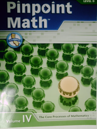 (image for) Pinpoint Math D Volume IV Student Booklet (CA)(P)