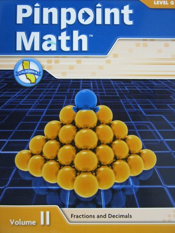 (image for) Pinpoint Math G Volume II Student Booklet (CA)(P)