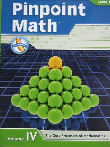 (image for) Pinpoint Math G Volume IV Student Booklet (CA)(P)
