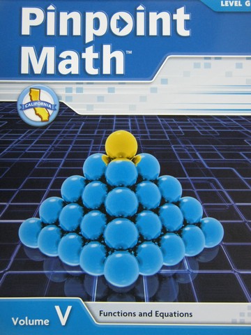 (image for) Pinpoint Math G Volume V Student Booklet (CA)(P)