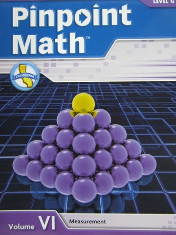 (image for) Pinpoint Math G Volume VI Student Booklet (CA)(P)