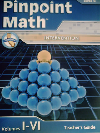 (image for) Pinpoint Math G California TG (CA)(TE)(Spiral)
