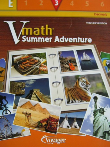 (image for) VMath Summer Adventure E Module 3 TE (TE)(Spiral)