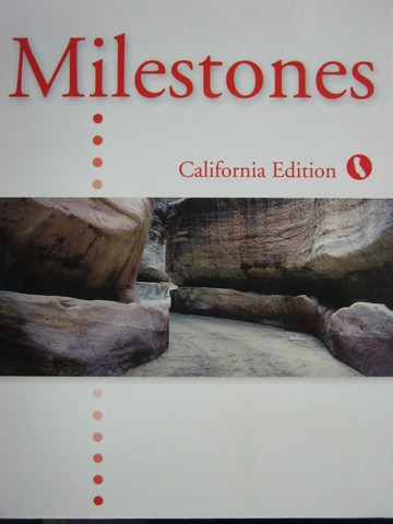 (image for) Milestones B California Edition (CA)(H) by Anderson, O'Sullivan