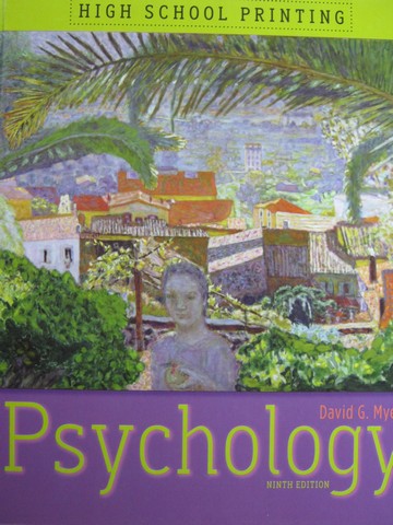 (image for) Psychology 9th Edition High School Printing (H) by David Myers