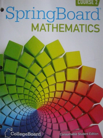 (image for) SpringBoard Mathematics Course 2 (P) by Barnett, Dimacali,
