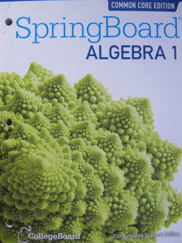 (image for) SpringBoard Algebra 1 (P) by Barnett, Dimacali, Nelson,