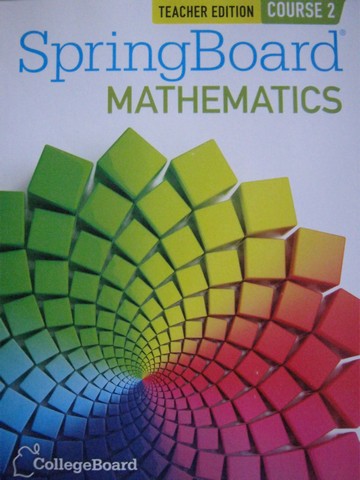 (image for) SpringBoard Mathematics Course 2 TE (TE)(P) by Barnett,