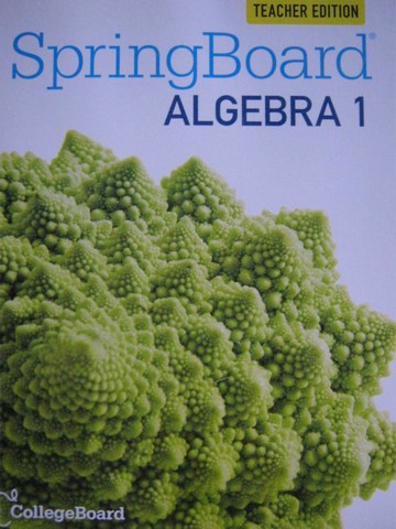 (image for) SpringBoard Algebra 1 Common Core TE (TE)(P) by Barnett,