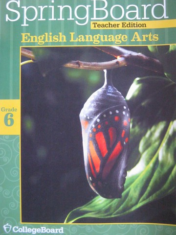 (image for) SpringBoard English Language Arts 6 TE (TE)(P) by Bishop,