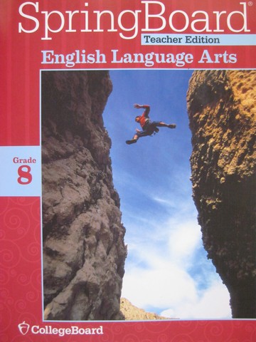 (image for) SpringBoard English Language Arts 8 TE (TE)(P) by Bishop,