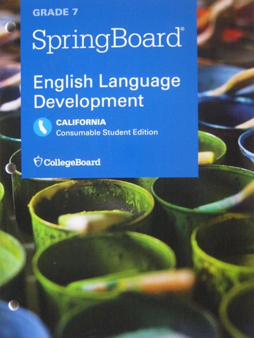 (image for) SpringBoard English Language Development 7 (CA)(P) by O'Dea,