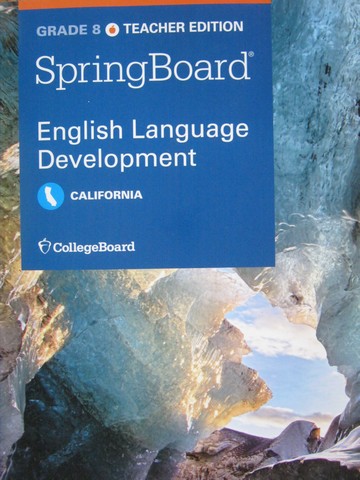 (image for) SpringBoard English Language Development 8 TE (CA)(TE)(P)
