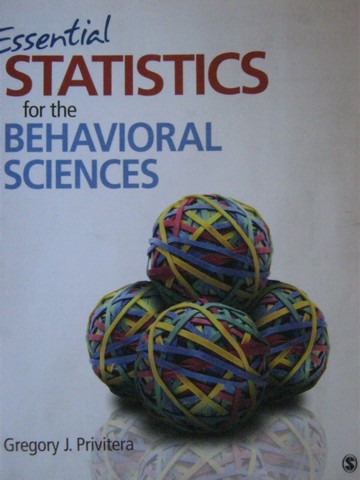 (image for) Essential Statistics for the Behavioral Sciences (P)