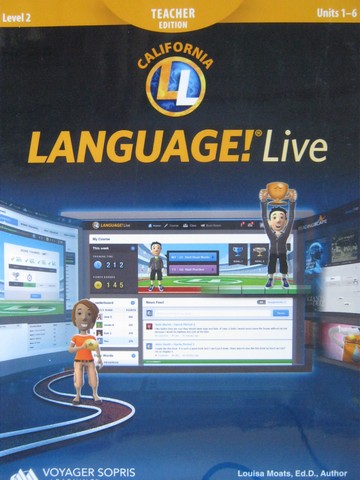 (image for) Language! Live Level 2 Units 1-6 TE (CA)(TE)(Spiral) by Moats