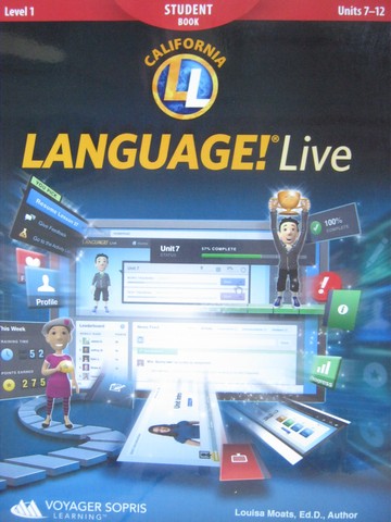 (image for) Language! Live Level 1 Units 7-12 Student Book (CA)(P) by Moats