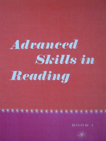 (image for) Advanced Skills in Reading Book 1 (H) by Harris & Gainsburg