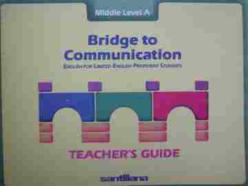 (image for) Bridge to Communication Middle A TG (TE)(Spiral) by Plaskon,