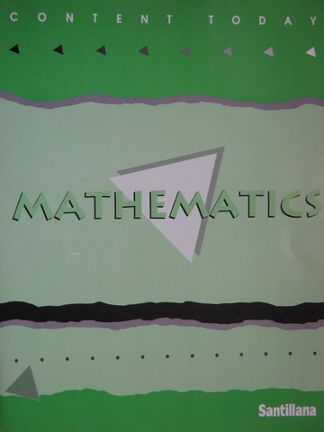(image for) Content Today Mathematics (P) by Erika Hope Nungaray