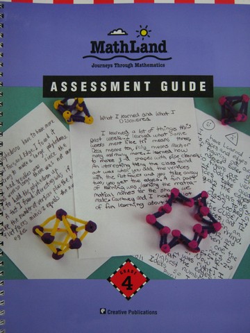 (image for) MathLand 4 Assessment Guide (Spiral) by Charles, Brummett,
