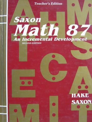 (image for) Saxon Math 87 2nd Edition TE (TE)(H) by Hake & Saxon