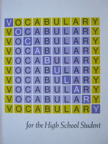 (image for) Vocabulary for High School Student 3rd Edition (H) by Levine,
