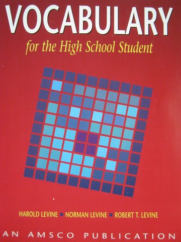 (image for) Vocabulary for the High School Student 4th Edition Workbook (P)
