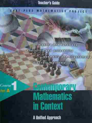 (image for) Contemporary Mathematics in Context Course 1 Part A TG (TE)(H)