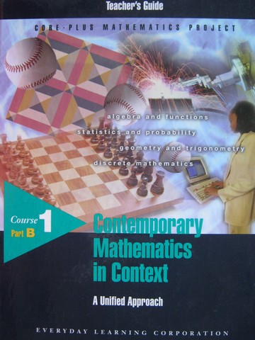 (image for) Contemporary Mathematics in Context Course 1 Part B TG (TE)(H)