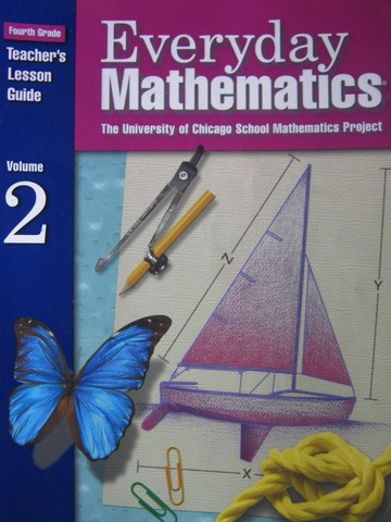 (image for) UCSMP Everyday Mathematics 4 TE Volume 2 (TE)(Spiral) by Bell,