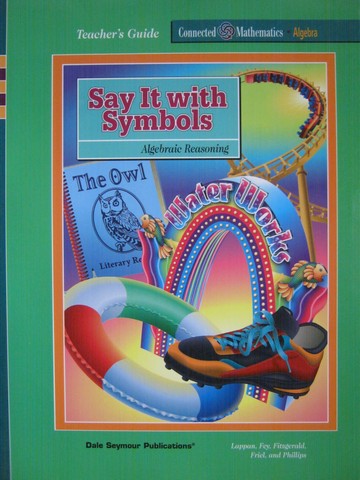 (image for) Connected Mathematics Say It with Symbols TG (TE)(P) by Lappan,