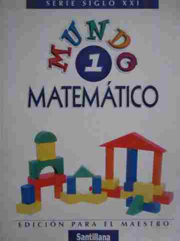 Mundo Matematico 1 TE (TE)(P) by Sonia Diaz & Esmirna Carrillo (image for) Mundo Matematico 1 TE (TE)(P) by Sonia Diaz & Esmirna Carrillo