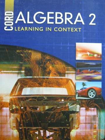 Cord Algebra 2 Learning in Context (H) by Piers Bateman (image for) Cord Algebra 2 Learning in Context (H) by Piers Bateman